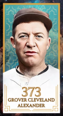 Grover Cleveland Alexander  Original Custom Design ACEO Tobacco Size Art Card - Image 1 of 2