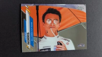 2020 Topps Chrome F1 #180 Lando Norris McLaren RC Rookie - Image 1 of 2