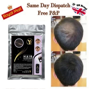 Hair Building Fibres Thickening Fibers Keratin Refill Pack 25/50/100gm UK - Picture 1 of 5