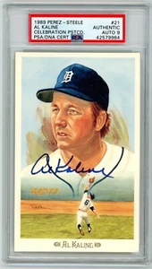 Al Kaline Signed Perez Steele Celebration - PSA DNA 9 - Picture 1 of 1
