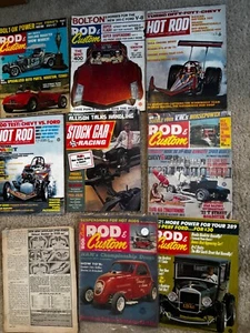 Konvolut 9 Auto Zeitschriften 60er - 70er Jahre Stock Car Hot Rod Rod & Custom - Bild 1 von 5