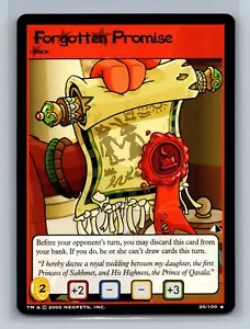 Neopets TCG - Forgotten Promise 26/100 - RARE - Lost Desert - Picture 1 of 2