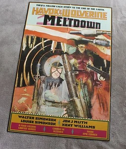 Póster promocional Havok & Wolverine Meltdown 1988 Walt Simonson Williams Muth bien - Imagen 1 de 1