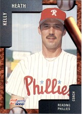 1992 Reading Phillies Fleer/ProCards #593 Kelly Heath CO