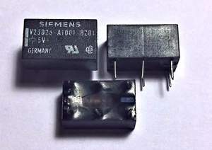 50pz Siemens 5V THT Relè Monostabile 150VAC- 125VDC Uscita 1A V23026-A1001-B201 - Foto 1 di 9