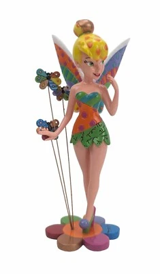 Disney Romero Britto Pop Art Standing Tinkerbell Figurine 8 Peter Pan 8" - Image 1 of 4