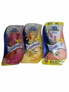 Lote mixto total de 3 paquetes de maquinillas de afeitar desechables Skintimate para mujer de 13 quilates VER LEER - Imagen 1 de 13