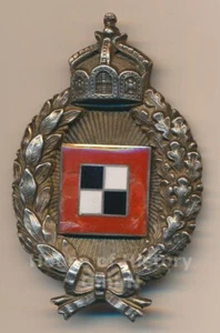 141510: Luftwaffe Beobachterabzeichen, hohl verbödet, 800er Silber, C.E. Juncker - Bild 1 von 7