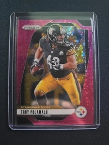 Prizm Football Troy Polamalu Pink 2024 No Huddle Prizm 17/25 #248 - Imagen 1 de 2