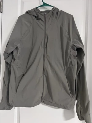 Jaqueta de chuva Lululemon masculina leve corta-vento tamanho grande - Imagem 1 de 4