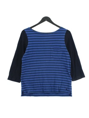 Jack Wills Women's Top UK 10 Blue 100% Cotton Basic - Image 1 of 4