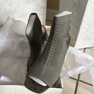 Shoes women slide heel dress sandals 7, color oregano - Picture 1 of 5