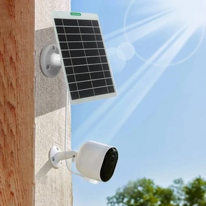 5W Solar Ladegerät für für Arlo Überwachungskameras mit 360 Grad verstellbarer Halterung - Bild 1 von 18