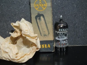 6F32 Tesla 5654 EF95 6AK5 CV850 RARE Square Getter NOS NIB - Bild 1 von 9