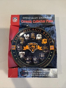 NFL Licensed Ceramic Chicago Bears Collector Plate Jersey 1920-1999 - Picture 1 of 9