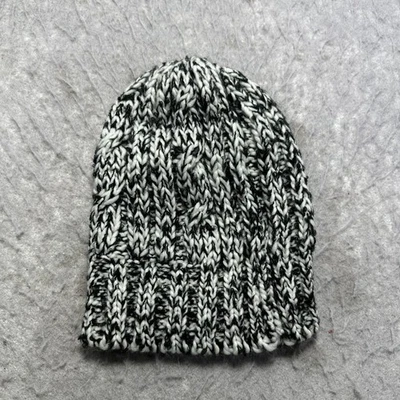 Forever 21 Gorro Tejido Gran Tamaño Blanco Negro Mármol Invierno Mujer Talla Única Foto 1 de 4