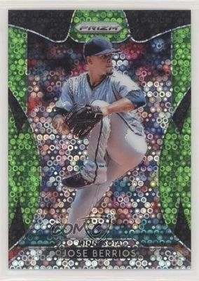 2019 Panini Prizm Tier II Lime Green Donut Circle Prizm /199 Jose Berrios #175 - Image 1 of 2