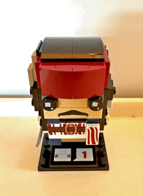 LEGO BRICKHEADZ: Captain Jack Sparrow (41593) Pre-owned Complete No Box