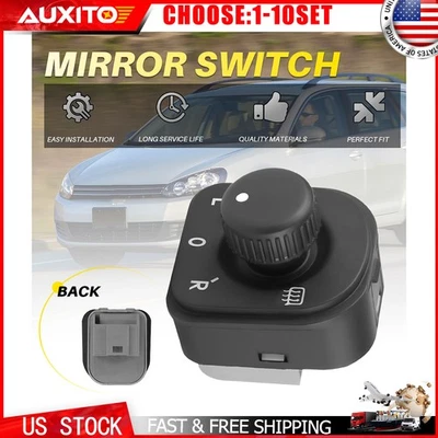 For Volkswagen Eos 07-16 Golf City 07-10 Rear View Mirror Switch Control 1-10X - Image 1 of 4