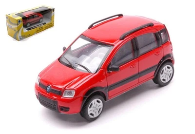 MODELLINO AUTO STATICO NEW RAY FIAT PANDA 4X4 ROSSO MODELLISMO SCALA 1:43 - Immagine 1 di 4