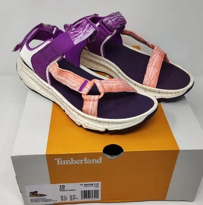 Women’s Sz 10 Sandals Timberland Motion Dune Backstrap Natural Webbing NEW - Picture 1 of 8