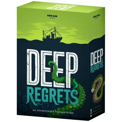 TETTIX GAMES Deep Regrets: An Unfortunate Fishing Game - Board Game New