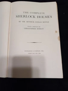 The Complete Sherlock Holmes Sir Arthur Conan Doyle Classic Book 1930 - Preowned - Bild 1 von 3