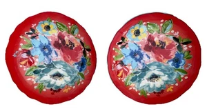 Pioneer Woman Pasta Bowls Stoneware 7 Inch Diameter Set Of 2 NOV25 - Picture 1 of 10