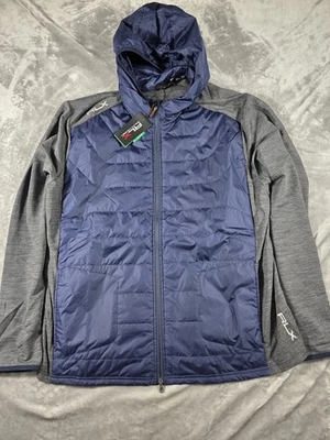NWT RLX Ralph Lauren Wool Blend Performance Hybrid Full Zip Hooded Jacket 2XL - Image 1 of 4