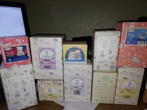 Set Of 10 Vintage Precious Moments Figurines 1992-1998 With Original Boxes - Picture 1 of 3