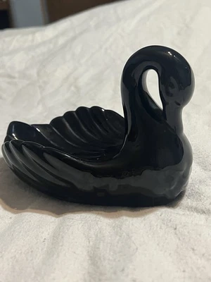 Jabón/barrita vintage Andre Richard cerámica cisne negro Foto 1 de 4