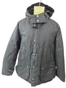 Barbour Men's Black Winter Bedale Wax Hooded Jacket Size Extra Large XL . - Picture 1 of 8