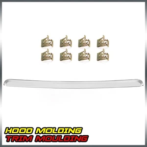 Hood Molding Trim Chrome GM1235109 Fit For 2007-2013 GMC Sierra 1500 2500 3500 - Picture 1 of 9