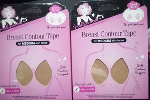 Hollywood Fashion Secrets Breast Contour Tape Medium Skin Tones 6 Pairs FREE S/H - Picture 1 of 3