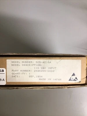 SIEMENS 505-4216A 2586265-0002 110VAC INPUT MODULE RefB22 - Image 1 of 3