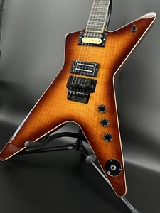 NUOVA chitarra elettrica Dean Dimebag con design a strisce unico 6 corde 24 tasti - Foto 1 di 8