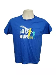 NYRR Mighty Milers Run For Life Youth Medium Blue TShirt - Picture 1 of 10