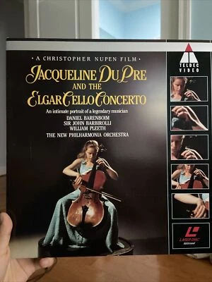 Jacqueline Dupre and The Elgar Cello Concerto Laserdisc 1982 Extended Play - Image 1 of 4