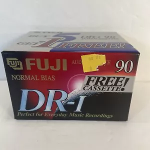 6 audiocassette Fuji DR-I vuote bias normali 90 minuti sigillate in fabbrica - Foto 1 di 6
