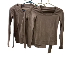 Lot (4) Womens Twlight Mauve No Boundaries Scoop Neck Everyday Tee size XXS (00) - Picture 1 of 6