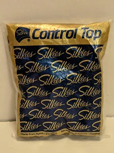 Silkies Control Top Pantyhose #070502 Queen BEIGE Made in USA Sealed package - Picture 1 of 2
