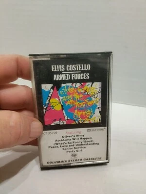Elvis Costello & The Attractions - Armed Forces Album Cassette New Wave VG+ - Image 1 of 4