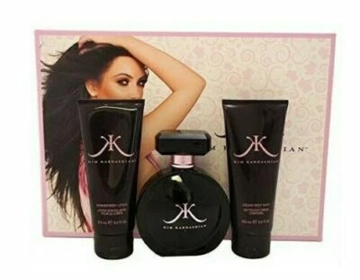 Kim Kardashian Eau de Parfum Spray 3.4 oz & Shimmer Body Lotion 3.4 oz & Creamy - Image 1 of 3