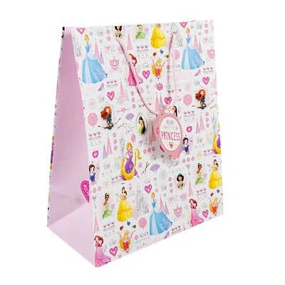 Disney Princesa Grande (36 x 27 cm) Fiesta Cumpleaños Bolsa Regalo X 2 Foto 1 de 3