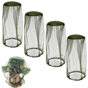 4 Pack Head Net Face Netting Neck Cover for Outdoor Camping Hiking Climbing - Picture 1 of 5