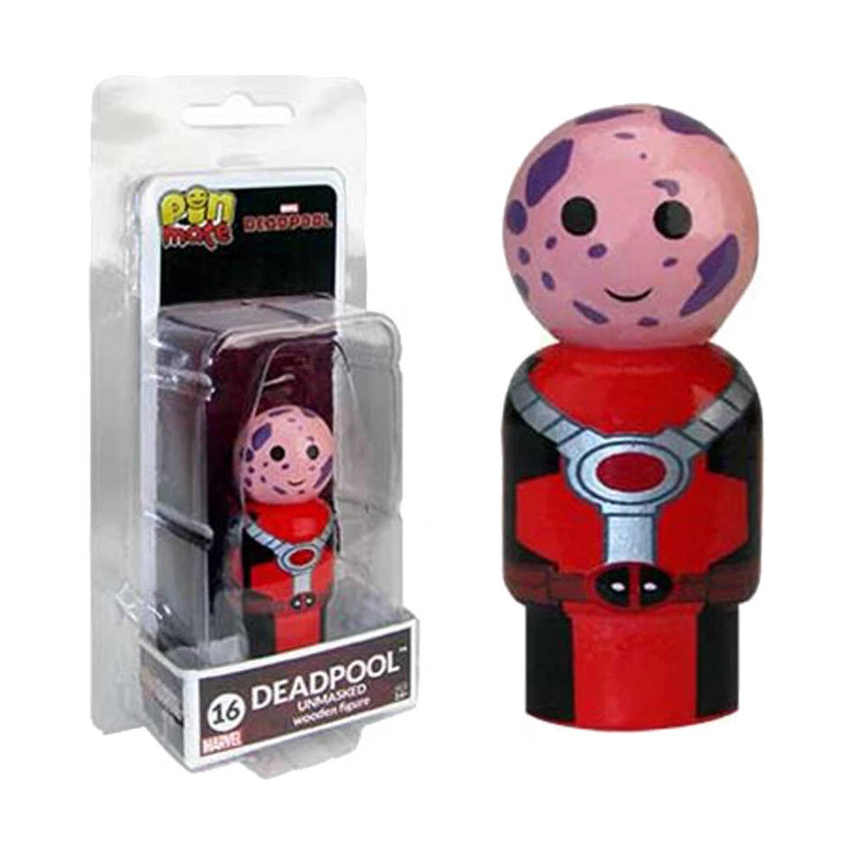 Figura Pin Mate Madera Desenmascarada Marvel Deadpool #16 Foto 1 de 1