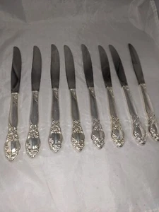 Oneida Silberschmiede Ballade/Country Lane Tafelmesser 8er Set - Bild 1 von 2