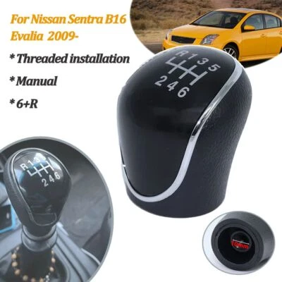 6Speed + R Shift Knob Manual Gear Stick Shifter Lever Fit for Nissan Sentra B16 Foto 1 de 4