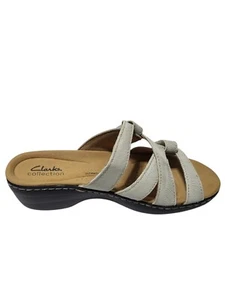 Clarks Sandalo Donna Merliah Karli - Bianco, Taglia 6 (EU 36.5), Pelle e Comfort - Foto 1 di 15