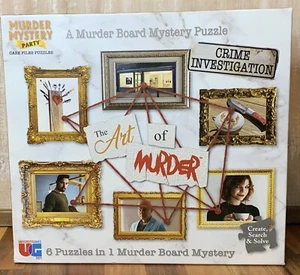 Murder Mystery Party Case File Murder Board Puzzles The Art of Murder Brand New - Picture 1 of 4